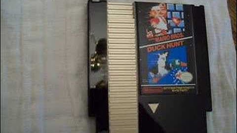 Super rare Gold/Black Mario NES cartridge