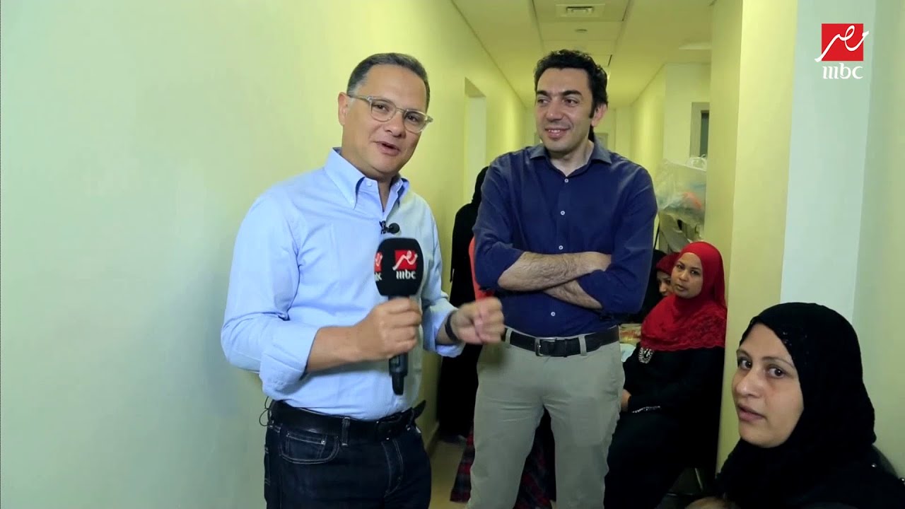#يحدث_في_مصر | شريف عامر في جولة داخل مركز القلب بأسوان مع الفريق الطبي وبعض المرضى