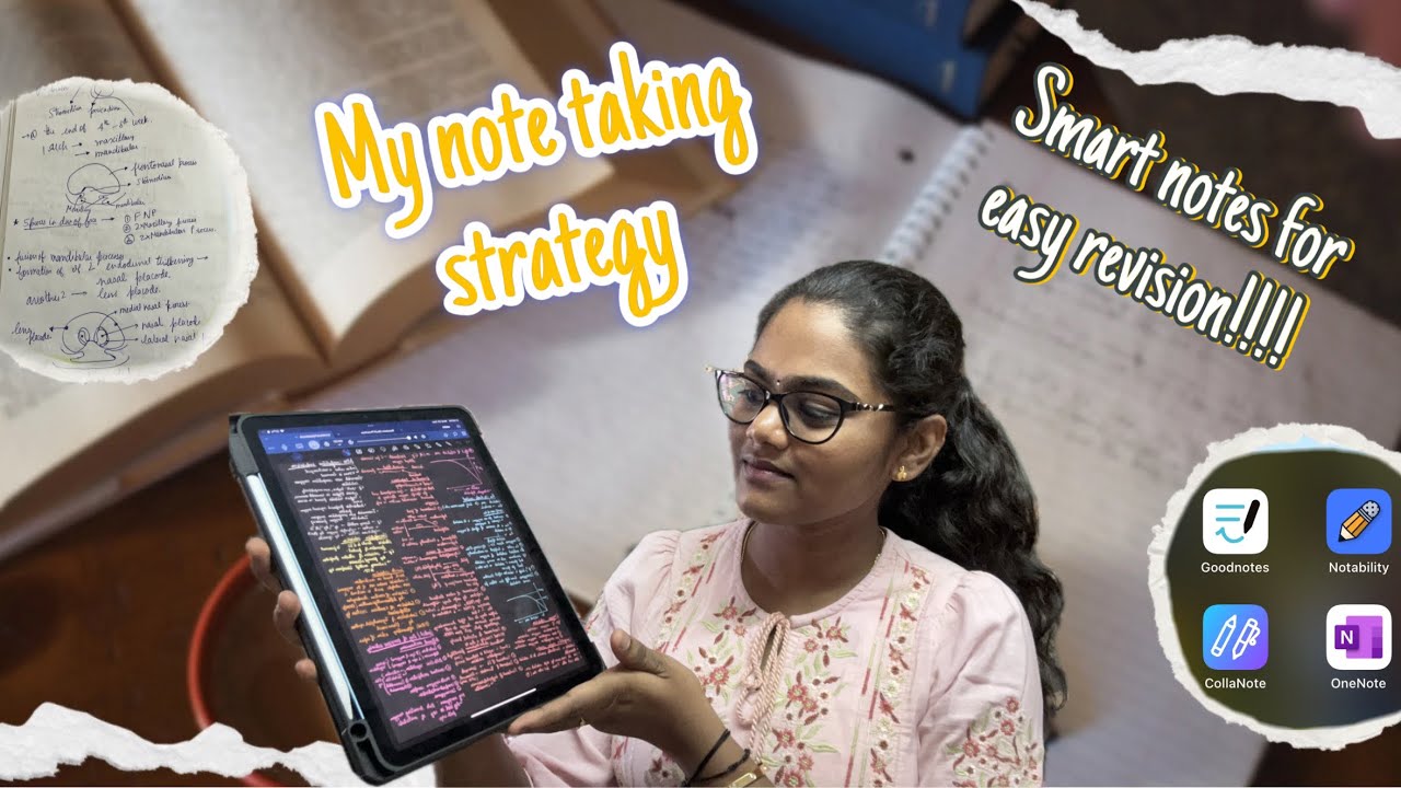How to take notes efficiently | my note taking strategy| e-note taking ...