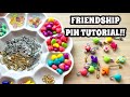 Easy Beaded Safety Pin Tutorial / Friendship Pin DIY / Easy Journal Charms / How To