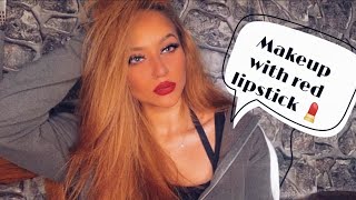 THE PERFECT VALENTINES DAY MAKEUP TUTORIAL♡ RED LIPSTICK/ميكاب عيد الحب خطوة بخطوة