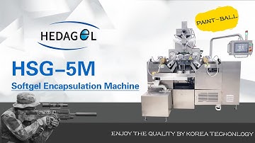 HEDAGEL PAINT BALL SOFTGEL ENCAPSULATION MACHINE