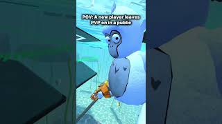 New player leaves PVP on #shorts #sharkgo #invincible #vr #ugvr #gorillatag #7x7 #jmancurly