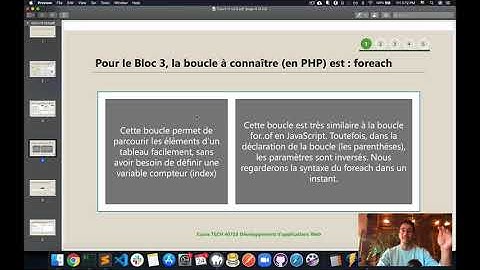 Cours 12 (PHP 2) - 2.1 Boucle foreach (parcourir un tableau)