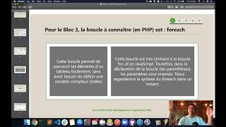 Cours 12 (PHP 2) - 2.1 Boucle foreach (parcourir un tableau)