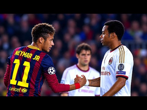 The Night Neymar Faced Robinho & Milan 🔥