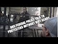 Federal Police talk to protesters at the Portland Federal Courthouse without riot gear!!!
