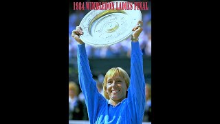 1984 Wimbledon Ladies Final - Navratilova Defeats Evert Lloyd (Edited Highlights)