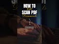 Learn editing scan pdf documents
