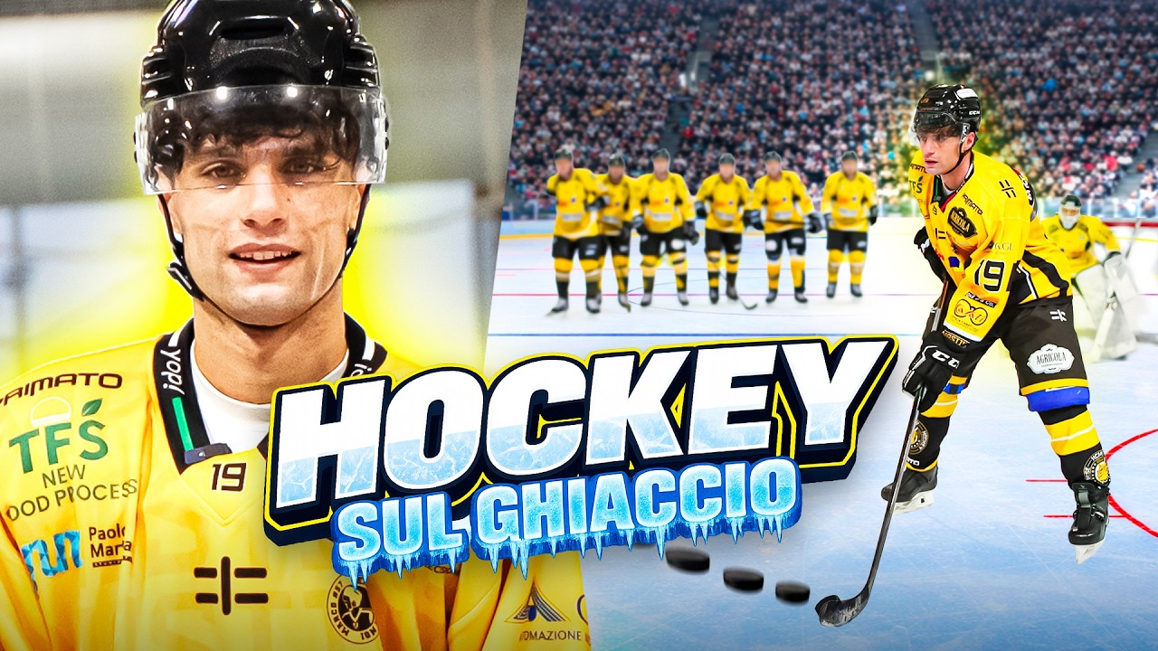 🏒 DIVENTO UN GIOCATORE di HOCKEY SUL GHIACCIO! ❄️