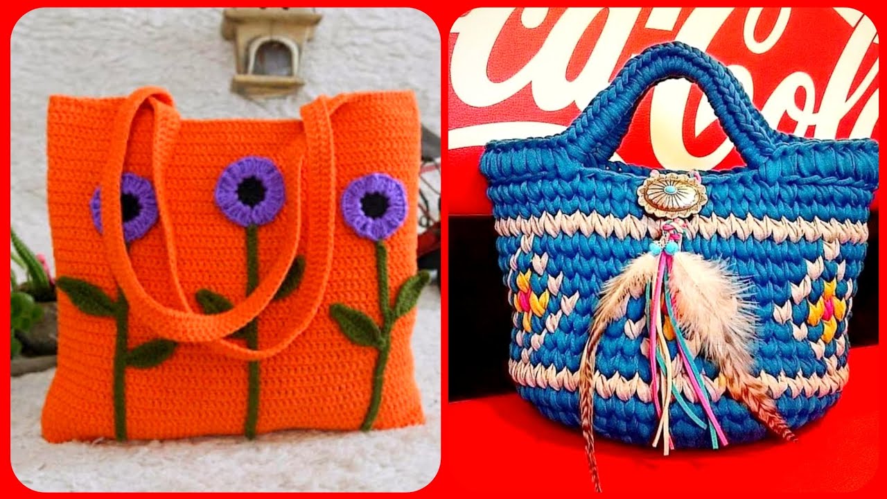 Top 20 Crochet shoulder bag Design and ideas YouTube