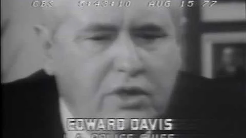 Robert Martinson appears on CBS Evening News in 1977