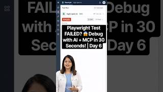 Playwright Test FAILED 😱 Debug with AI + MCP in 30 Seconds! | Day 6