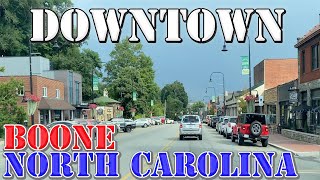 Boone  North Carolina  4K Downtown Drive