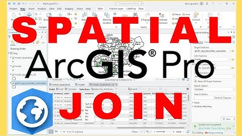How to Perform Spatial Join in ArcGIS Pro | ArcGIS Pro Spatial Join