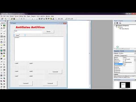 tutorial cara membuat antivirus dengan visual basic - YouTube