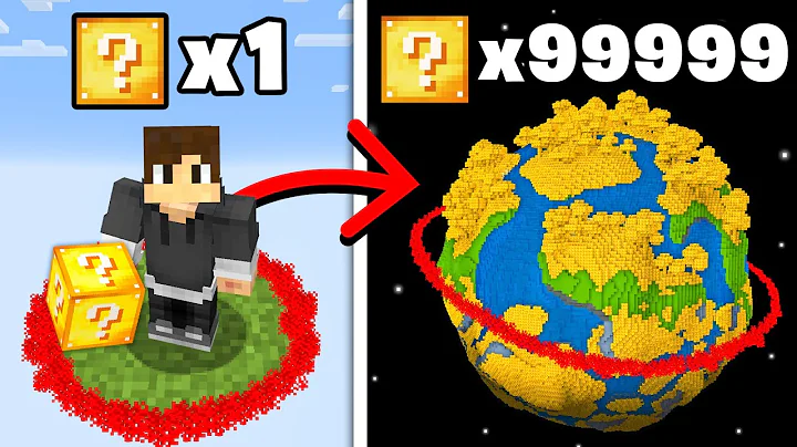 Minecraft, But Lucky Blocks = World Size