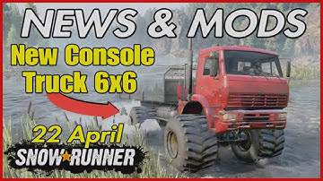 Snowrunner Latest News NO PTS update BUT  PC & MORE CONSOLE MODS