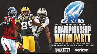 NFC Championship Watch Party with Michael Vick, Greg Jennings, Emmanuel Sanders and surprise guests