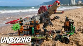 🦖 UNBOXING the NEW LEGO Spinosaurus Dinosaur Escape 77982!