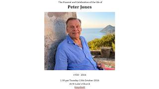 Funeral Service for peter Jones