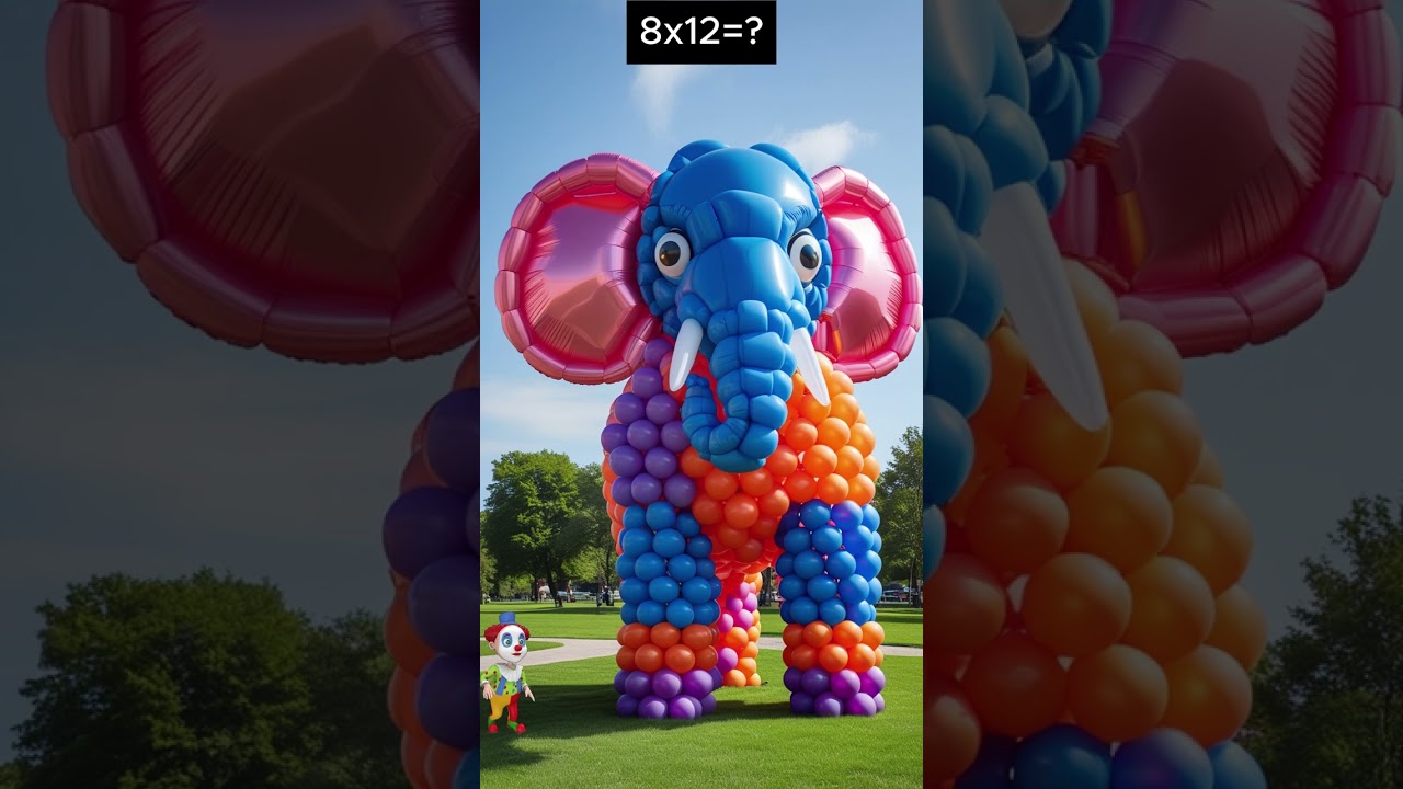 Balloon Elephant Burst 🐘➡️ Cute Baby Elephants!