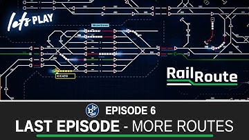 Last episode just finishing up adding routes. Lets play Rail Route - a train dispatcher simulator.