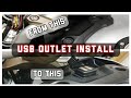Installing a USB Outlet on a Yamaha MT09