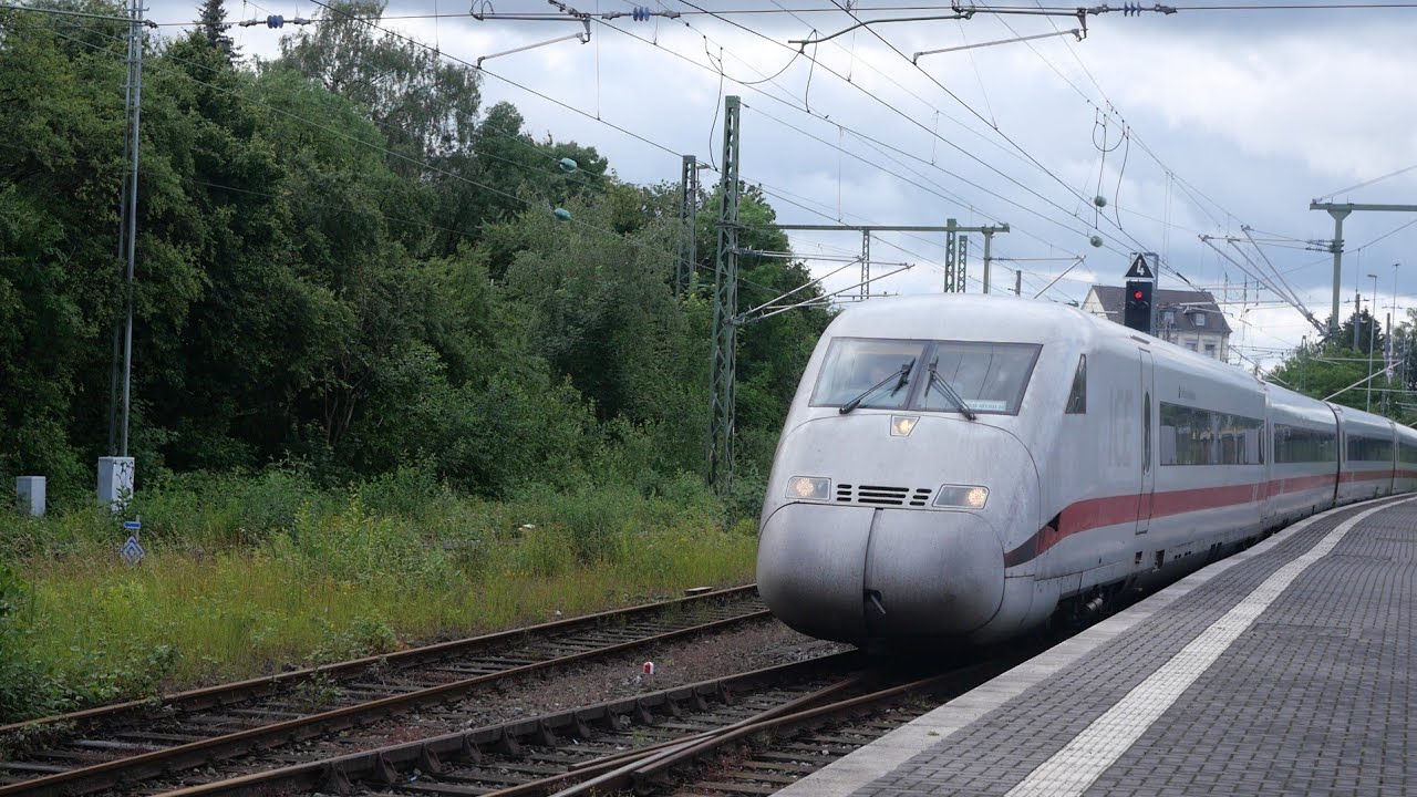 Eisenbahnverkehr in Solingen HBF Mit Br 411 146 609 412 442 648 402 482 101 462 401 422 403 185 145