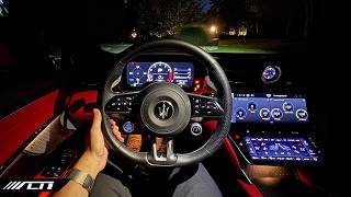 2026 Maserati GranTurismo Trofeo POV Night Drive