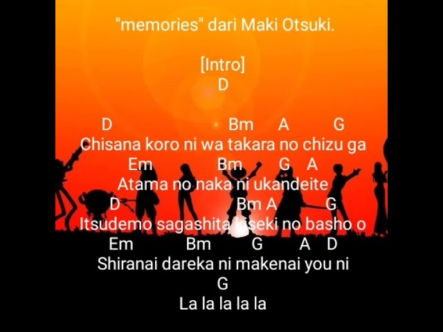 memories - maki otsuki chord class=