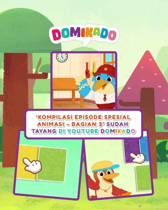 Kompilasi Animasi Suara Hewan dan Persiapan Kembali Ke Sekolah! #domikado #domikadoid #edukasianak