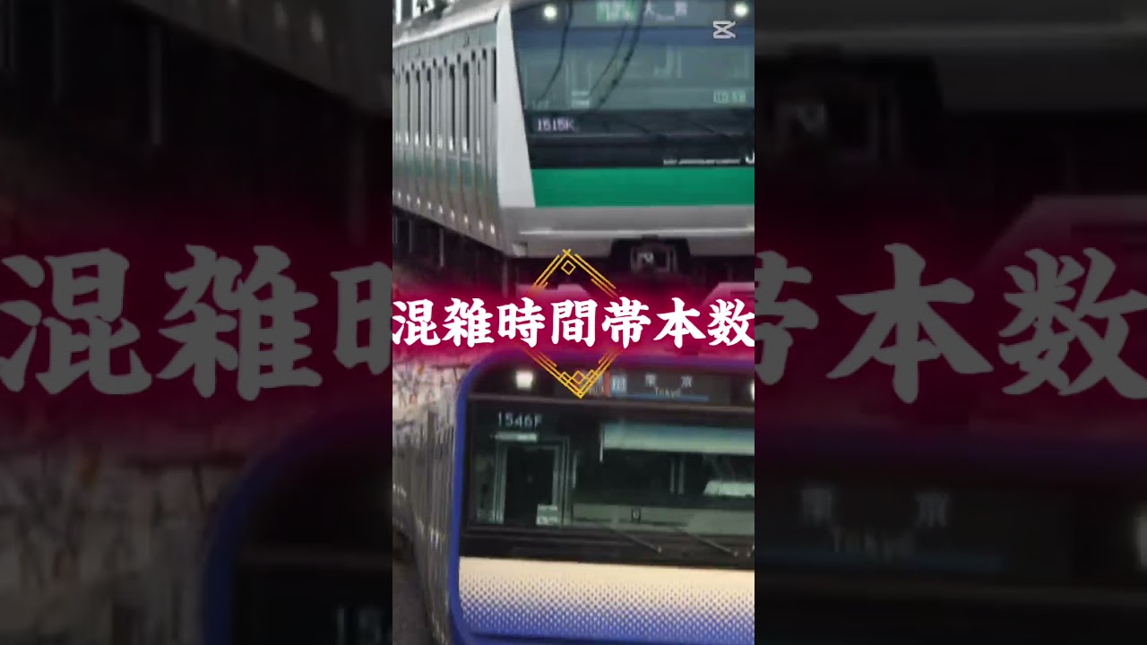 埼京線VS総武快速線 