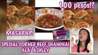 SPECIAL CORNED BEEF SHANGHAI (100 PESOS ONLY) by Ashley Manalo