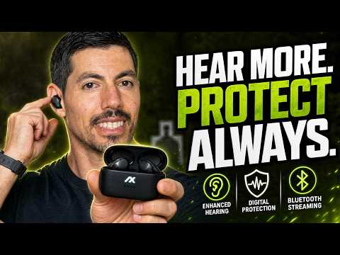 Video thumbnail: AXIL XCOR PRO Wireless Earbuds Review: Hearing Protection That Streams