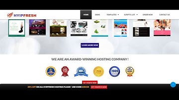 Open your own Hyip investment website with low price !