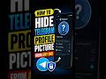 How to Hide Telegram profile picture #TechFrack #Shortsvideo