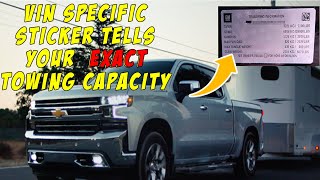 How much does a Chevy Silverado Tow?