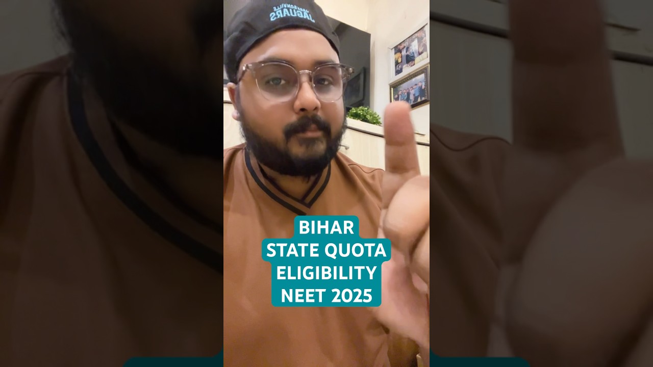 Bihar State Quota 85% Reservation Eligibility Criteria Neet 2025 JKBOPEE 
