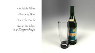 How to Properly Pour a Glass of Beer