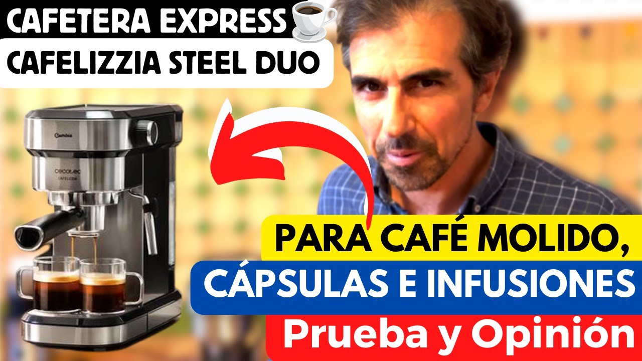 Esta cafetera semiautomática Cecotec funciona tanto con cápsulas como con café  molido y tiene 30 euros de descuento hoy en