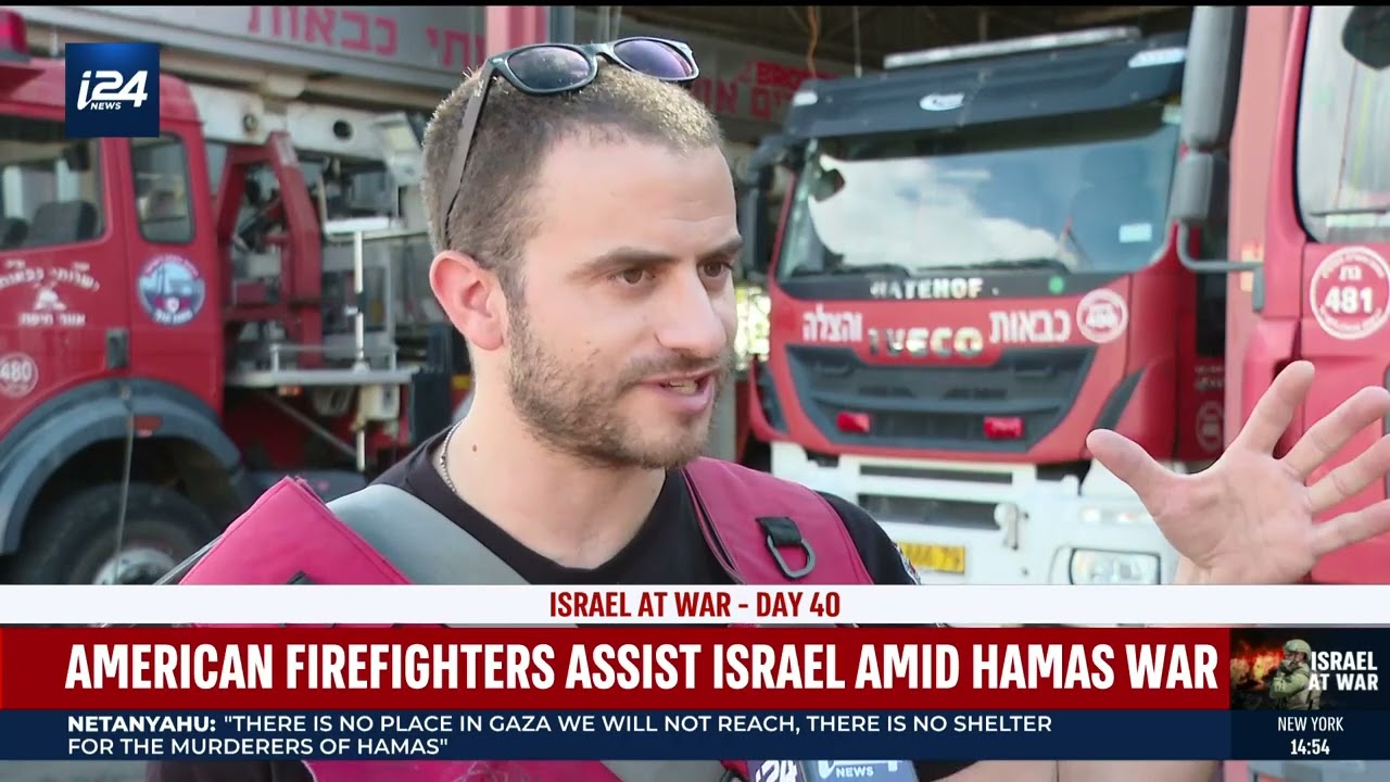 AMERICAN FIREFIGHTERS VOLUNTEER IN ISRAEL