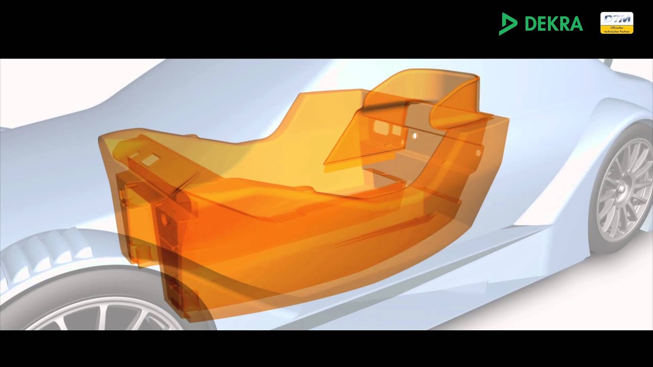Dekra Sicherheitskonzept Monocoque In Der Dtm 12 Youtube