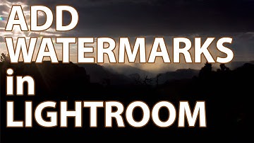 Lightroom - Watermark Photos