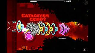 Cataclysm with attempt playback mod #geometrydash #satisfying 