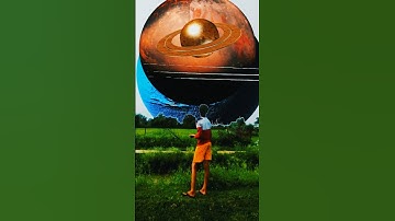 😱Meteor And Saturn Are Comming To Destroy Our Earth #3dearth #vfx #solarsystem #space #3dvfx #viral