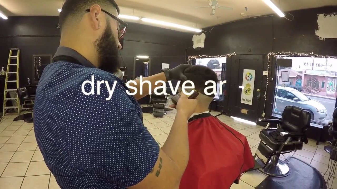 barber tutorial How to do a medium shave fade YouTube