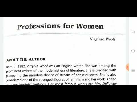 Vídeo: Què comparteix Virginia Woolf amb les dones de la National Society for Women's Service?