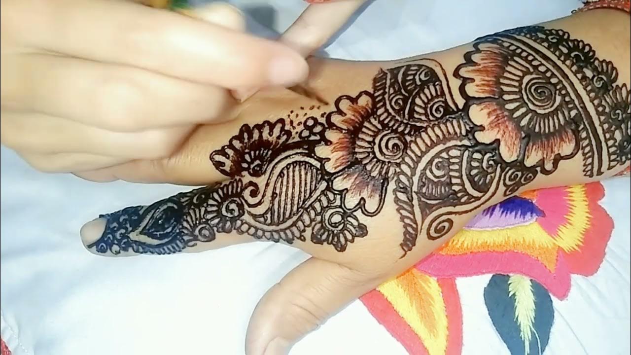 Simple Mehndi Degsine - YouTube