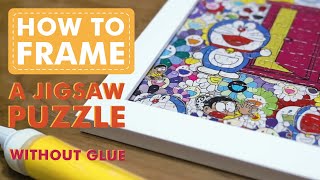 How to Frame a Jigsaw Puzzle Without Glue screenshot 3